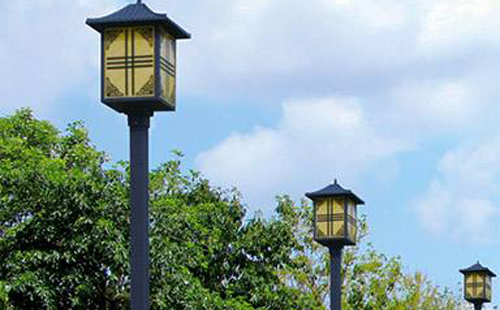 肃州庭院灯安装间距与布灯设计全解析